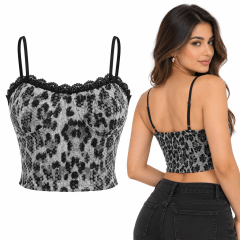 CROP TOP ANIMAL PRINT