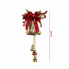 COLGANTE CAMPANA NAVIDAD 20X24CM