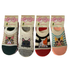 CALCETINES DE NIÑA JUVENIL INVISIBLES  TALLA 10-12 | 12 UNID