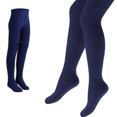 BALLERINA ESCOLAR AZUL DE ALGODON TALLAS 5-6 | 12 UNID