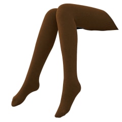 BALLERINA ESCOLAR CAFÉ LINEA ALGODON TALLA SURTIDA | 12 UNID