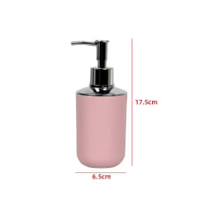 DISPENSADOR PLASTICO COLOR ROSADO CLARO 6.5X17.5CM  | 12 UNID