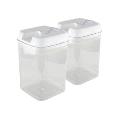 ENVASE ACRÍLICO CON TAPA CIERRA FÁCIL 900ML | 12 UNID