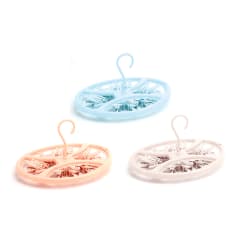 TENDEDERO CON PINZAS PLASTICO 18 CLIPS 32.4X24.8CM | 12 UNID