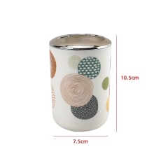 PORTA CEPILLO DE DIENTES PLASTICO NARANJA 10CM | 12 UNID