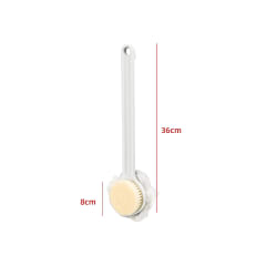 CEPILLO DE DUCHA EXFOLIADOR CORPORAL DOBLE CARA 36CM | 12 UNID