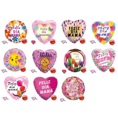 GLOBOS HELIO 18CM PARA EL DIA DE LA MADRE | 36 UNI.