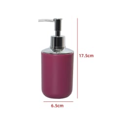 DISPENSADOR PLASTICO COLOR BURDEO 6.5X17.5CM | 12 UNID