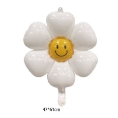 GLOBOS FORMAS FLOR SONRISA 47X61CM | 24 UNID