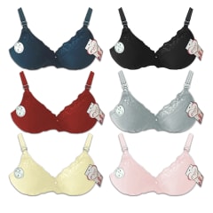 SOSTEN DE MUJER LISO ENCAJE EN LOS BORDES COPA A | 12 UNID