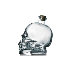 FRASCO VIDRIO CALAVERA TAPA CORCHO 100ML  | 90 UNID