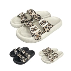 SANDALIA DE MUJER CON CIERRE LEOPARDO | 48 UNID