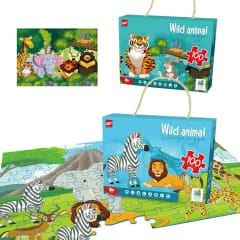 PUZZLE MUNDO ANIMALES 100PCS