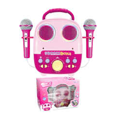 SET DE KARAOKE CON PARLANTE Y MICROFONO