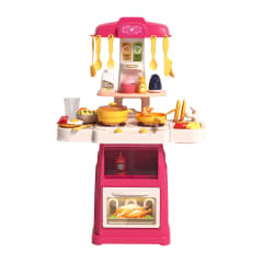 COCINA INFANTIL CON SONIDO Y LUCES 44PCS 60CM