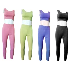 CONJUNTO MUJER LISO PETO Y PANTALON | 12 UNID