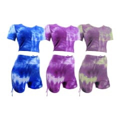 CONJUNTOS SHORT Y POLERA TYE DYE | 12 UNID