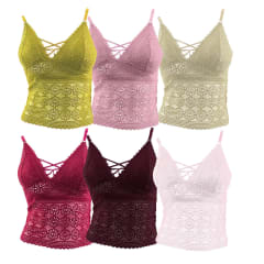 BRALETTE ENCAJE COMPLETO | 12 UNID