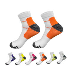 CALCETINES UNISEX COMPRESION FONDO BLANCO TALLA XL | 12 UNID