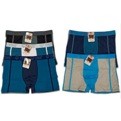 BOXER DE HOMBRE COLOR LISO | 12 UNID
