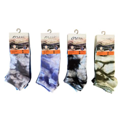 CALCETINES DE HOMBRE TOBILLOS CON DISEÑO | 12 UNID