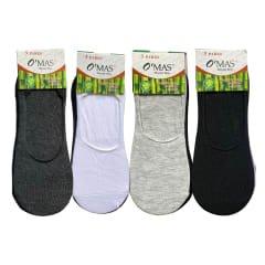 CALCETIN HOMBRE INVISIBLE LISO |12 UNID