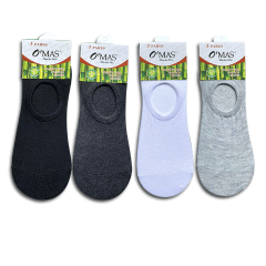 CALCETÍN DE HOMBRE INVISIBLE LISO |12 UNID