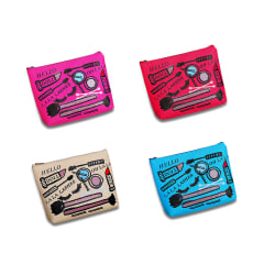 COSMETIQUERO CON ESTAMPADO MAQUILLAJE 17X14.5CM |  12 UNID