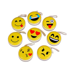 CHAUCHERA CON CIERRE EMOJI | 12 UNID