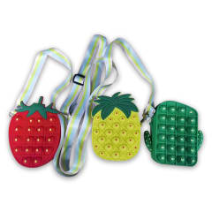 CARTERA POP IT GOMA COLORES SURTIDOS 10X12CM | 12 UNID