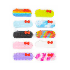 ESTUCHE DE LAPICES POP IT GOMA 20X7X4.5CM | 12 UNID