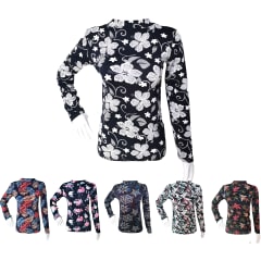 CAMISETA DE MUJER CON POLAR DISEÑOS CUELLO  BEATLE