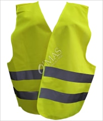 CHALECO REFLECTANTE 2 CINTAS | 12 UNID