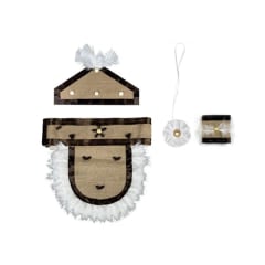 TRAJE PASCUENSE NIÑO CON COLLAR Y BRAZALETE T 9-12
