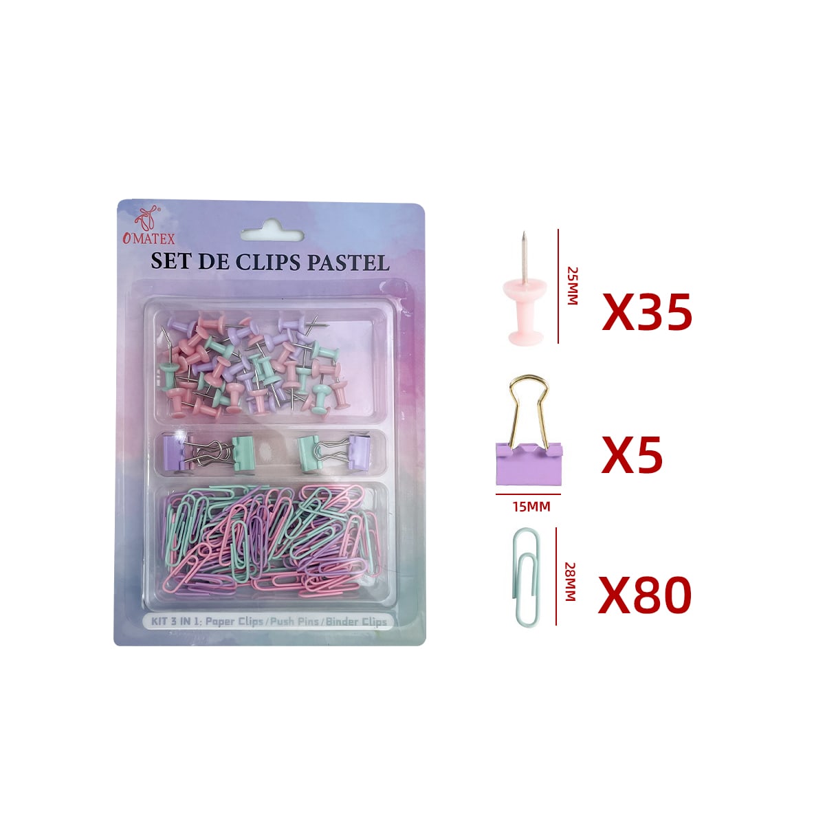 SET DE CLIPS PASTEL OFICINA Y ESTUDIANTES2