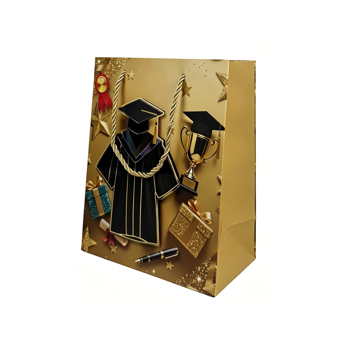 BOLSA DE REGALO GRADUACION 18X10X23CM2