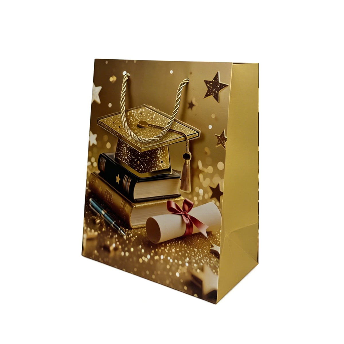 BOLSA DE REGALO GRADUACION 18X10X23CM3