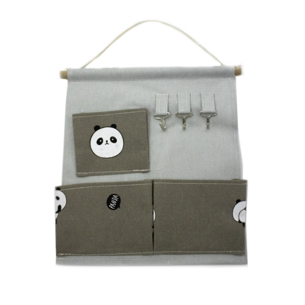 ORGANIZADOR COLGANTE CON ESTAMPADO POLIESTER 34x30CM | 12 UNID2