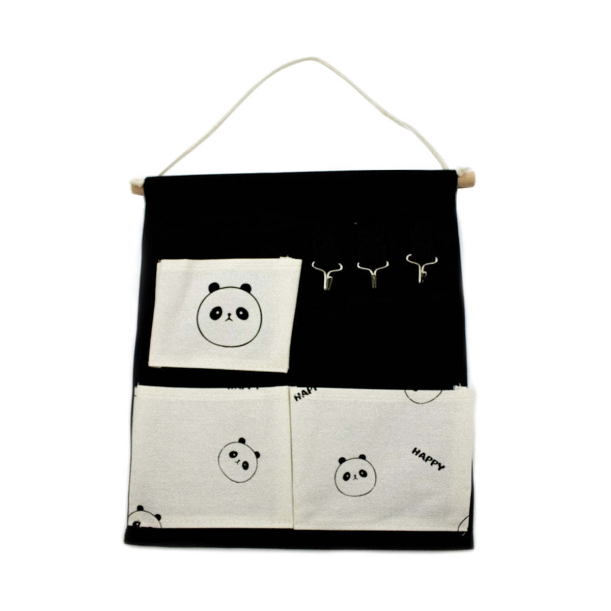 ORGANIZADOR COLGANTE CON ESTAMPADO POLIESTER 34x30CM | 12 UNID3