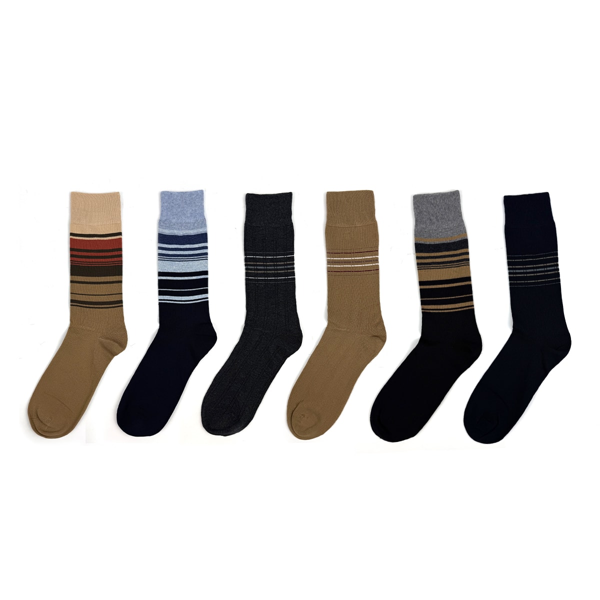 CALCETINES HOMBRE RAYADO A-1| 12 UNI 1