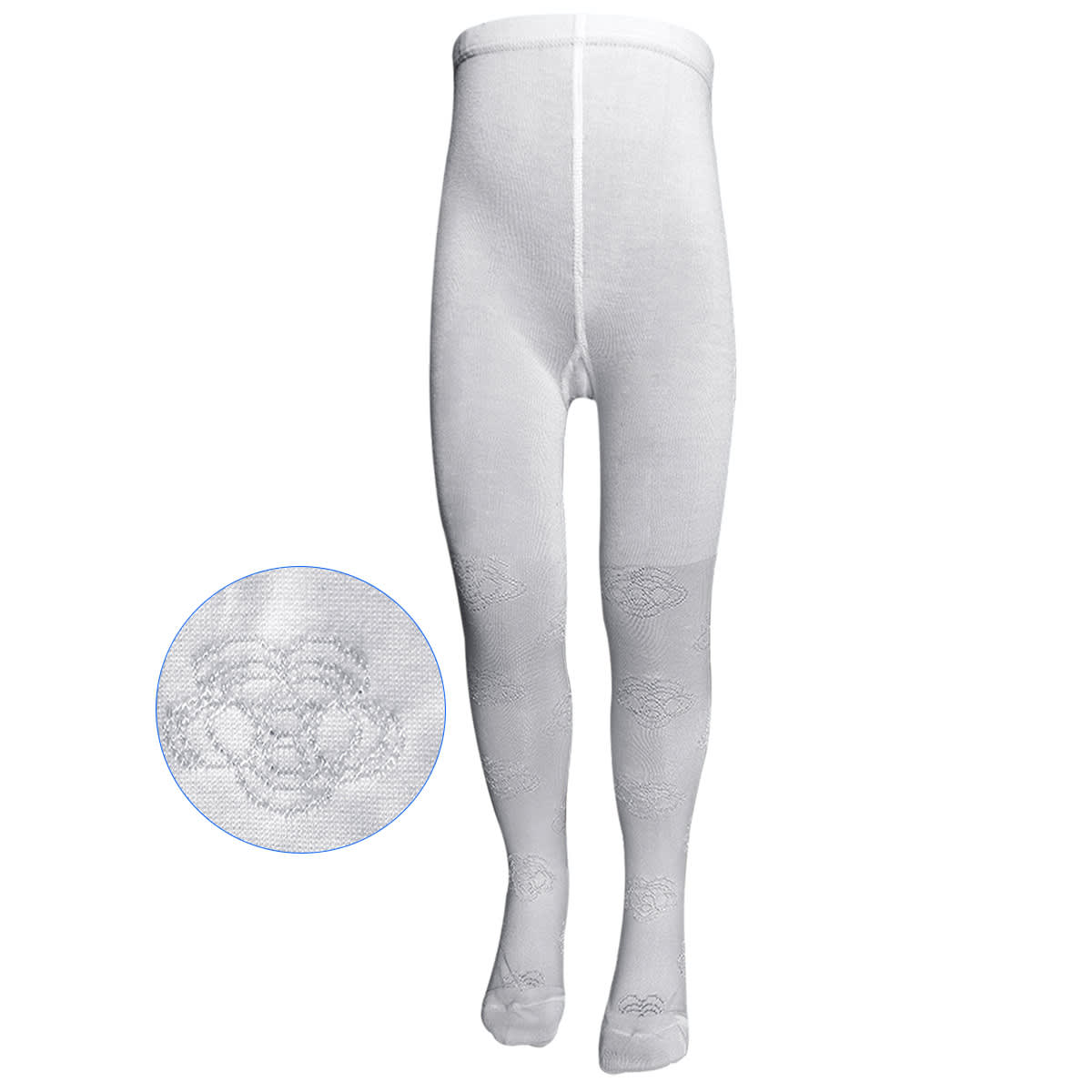 BALLERINA DE NIÑA COSTURA CON DISEÑO BLANCO TALLA 2-4 | 12 UNID2