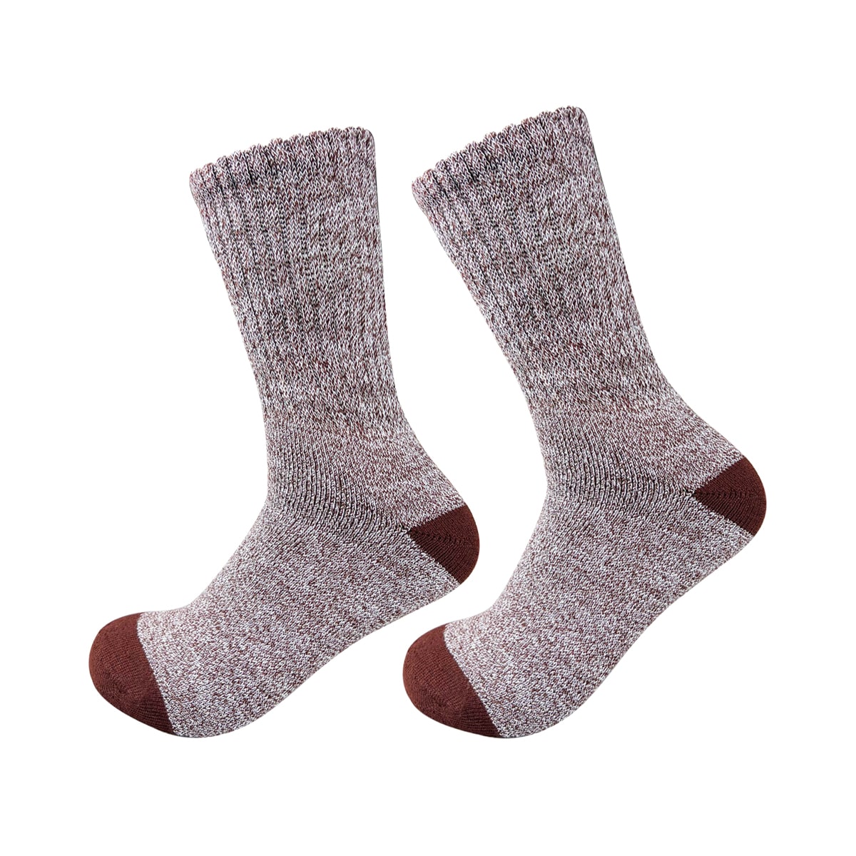 CALCETINES DE HOMBRE  DISEÑO JASPEADO TOALLA| 12 UNID7