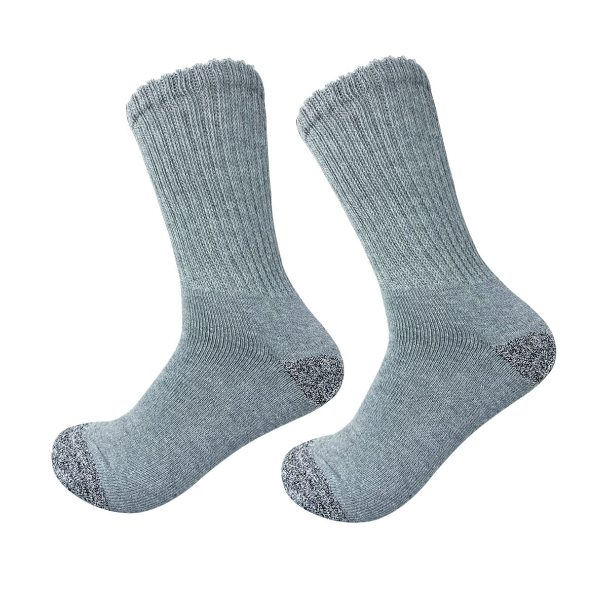 CALCETINES DE HOMBRE  DISEÑO JASPEADO TOALLA| 12 UNID2