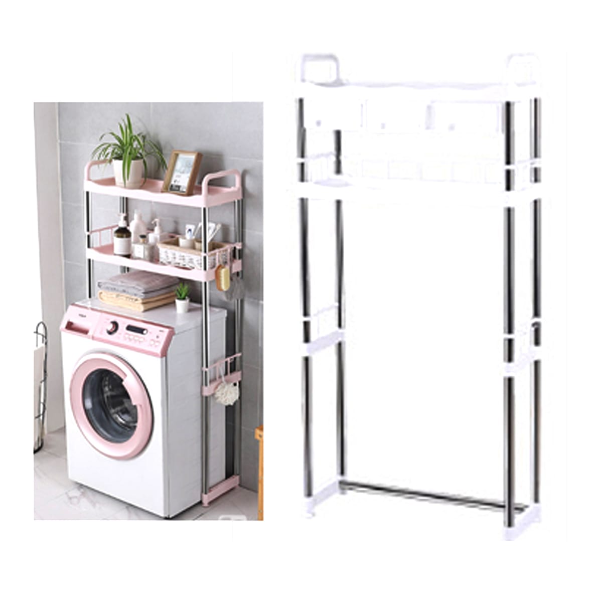 ESTANTE ORGANIZADOR PARA LAVADORAS 68.5X25.5X143CM  | 4 UNID2