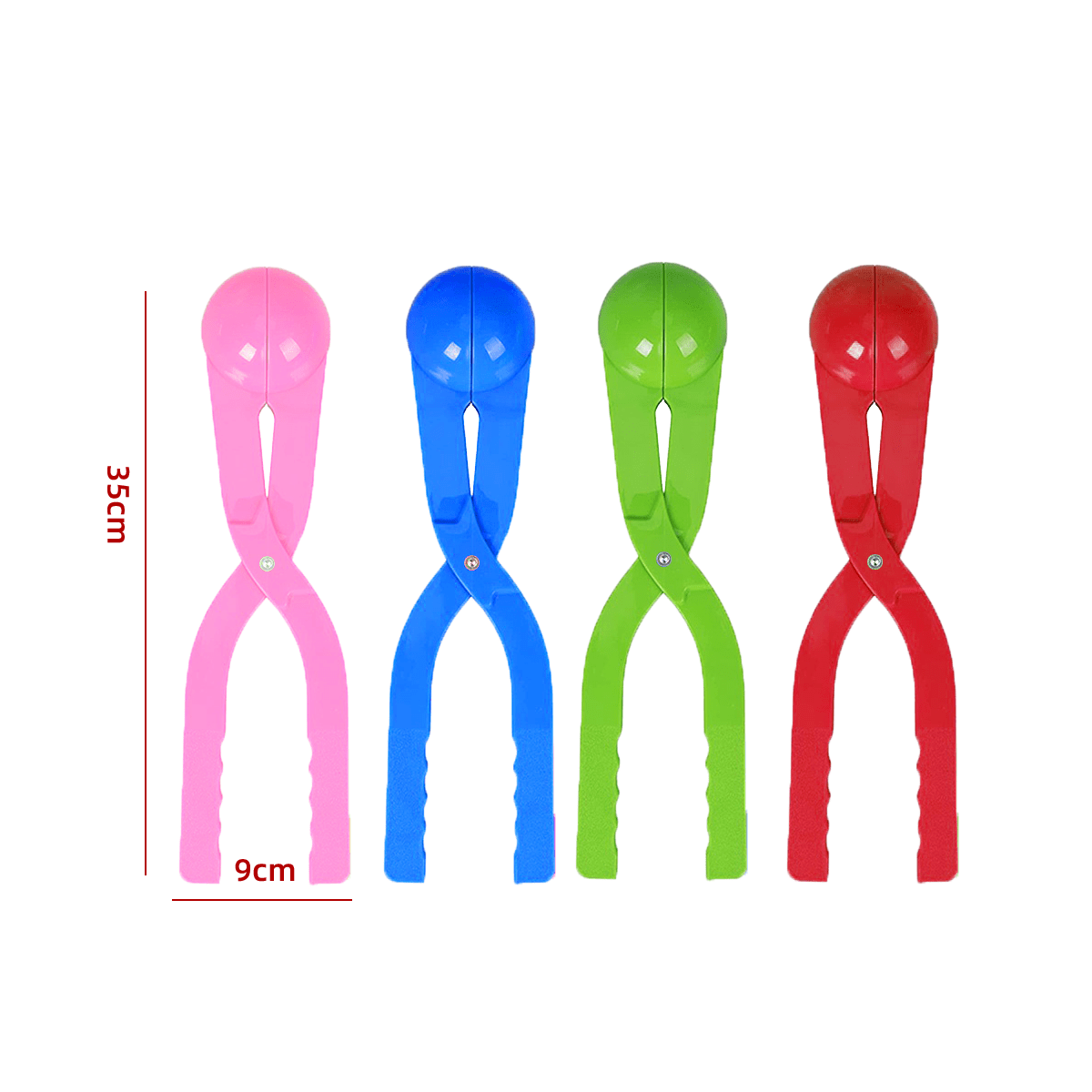 PINZA PARA HACER BOLAS DE NIEVE 35X10CM | 12 UNID1