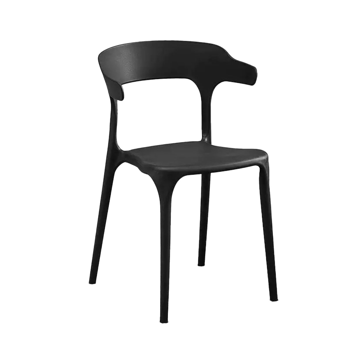 SILLA PLASTICA RESPALDO CURVO COLORES SURTIDOS 40×46×75 CM /  VENTA POR MAYOR3