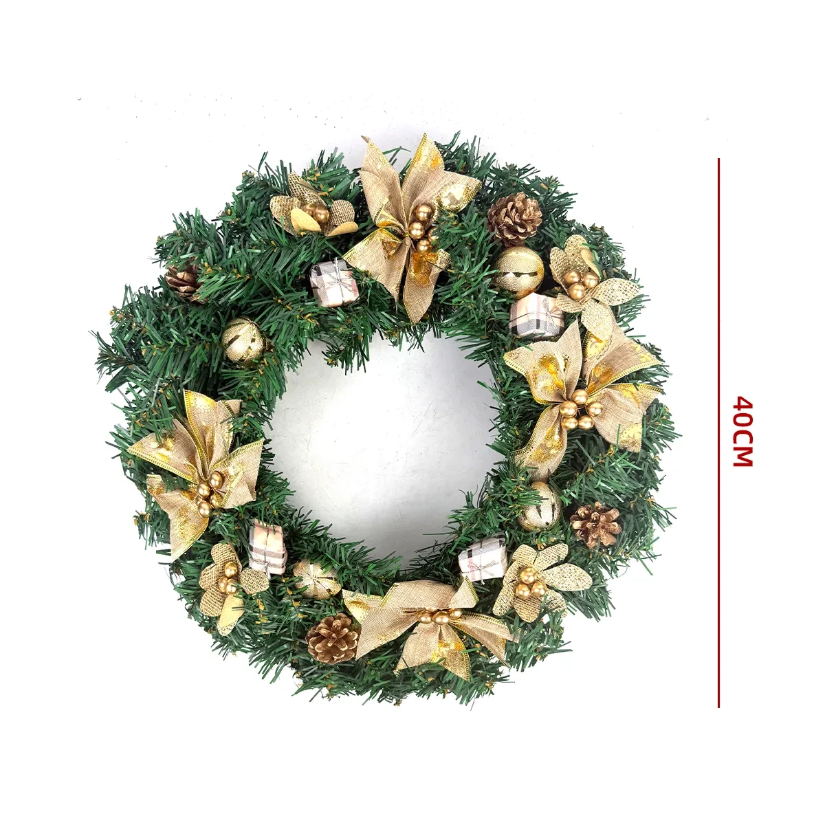 CORONA NAVIDAD 40CM2