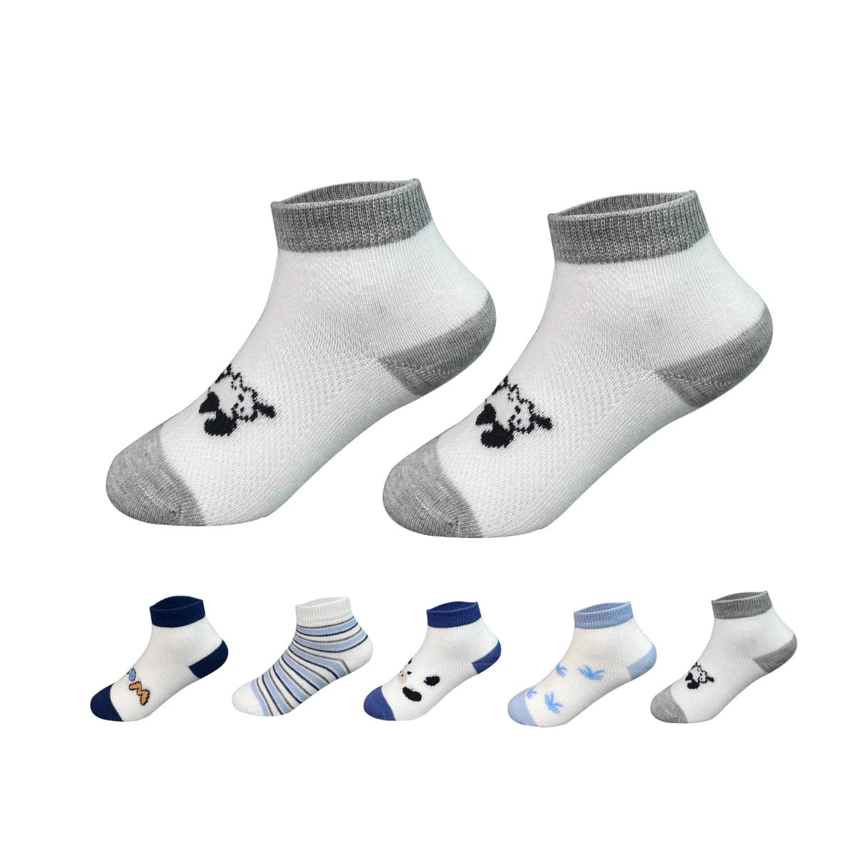 CALCETINES BEBE NIÑO DISEÑOS SURTIDOS TALLA 9-18 MESES | 12 UNID1