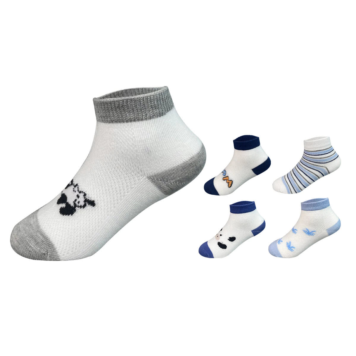 CALCETINES DE BEBE NIÑO DISEÑOS SURTIDOS TALLA 18-24 MESES | 12 UNID1
