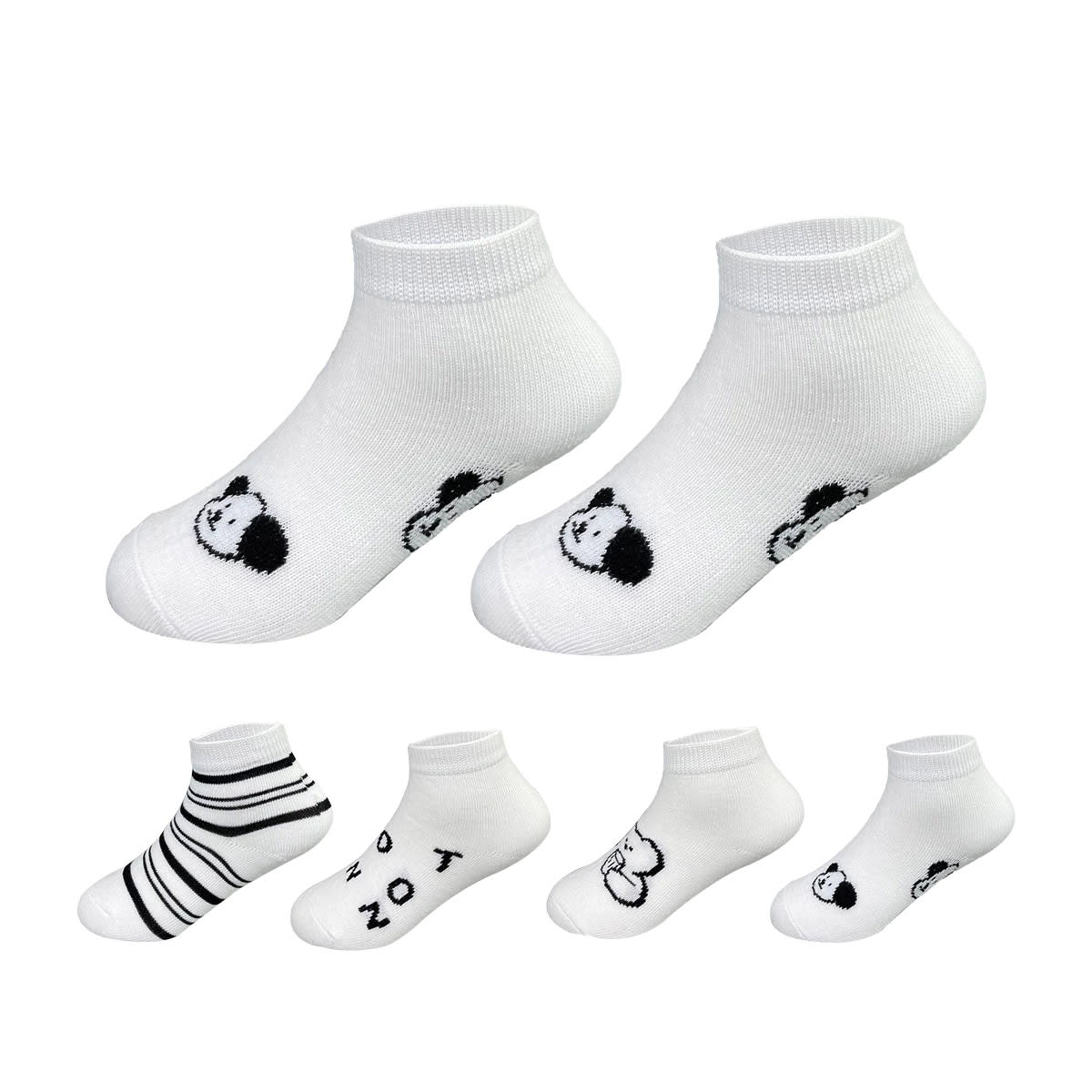 CALCETINES DE BEBE NIÑO ANIMALES Y FRANJAS TALLA 18-24 MESES | 12 UNID1